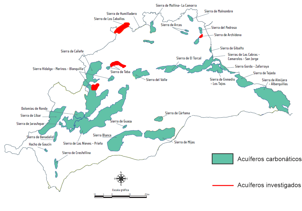 Los acuíferos carbonatados kársticos en la provincia de Málaga